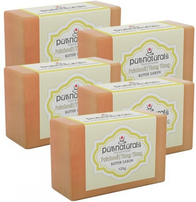 

Pure Naturals Butter Soap Patchouli | Ylang Ylang-Set of 5(625 g, Pack of 5)