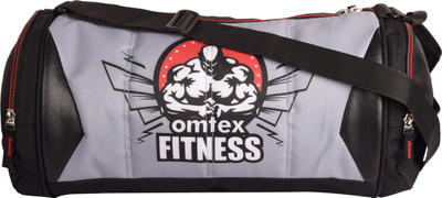 

Omtex Fitness Bag(Black, Kit Bag)