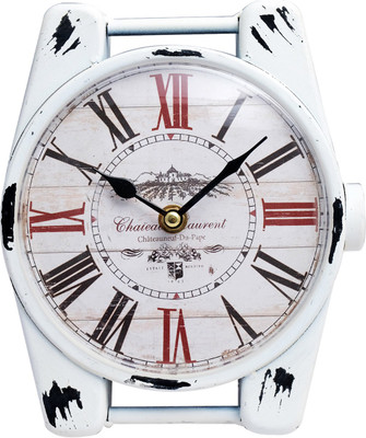 

Super Drool Analog White Clock