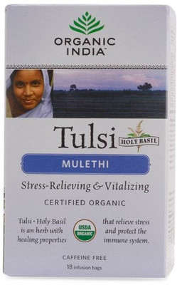 

Organic India Tulsi Mulethi Infusion - 18 Tea Bags Infusion Tea Bag(18 g)