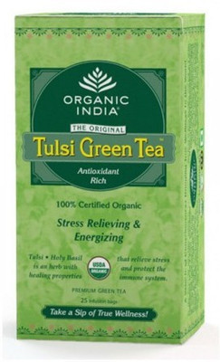 

Organic India Tulsi Green - 25 Tea Bag Infusion Tea Bag(25 g)