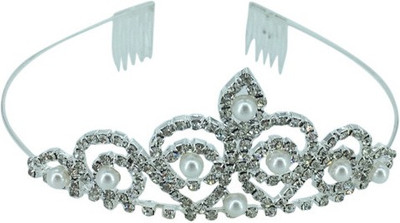

Funcart Tiara(Silver, Pack of 1)