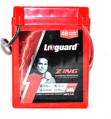 

Livguard LGBTX 2.5L 2.5 Ah Battery for Bike