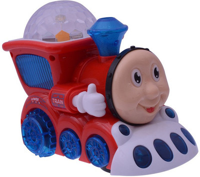 

RR Enterprizes 3D Light Train Engine With Very Cute Music & Lighting Effects On Floor And Ceiling(Multicolor)
