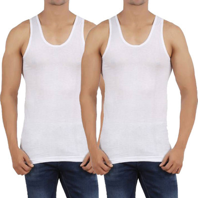 WellFitLook Men Vest(Pack of 2) WellFitLook Men Vest(Pack of 2)