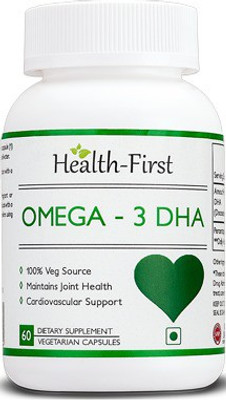 

Health first DHA vegan omega3 500mg 60 capsules(500 mg)