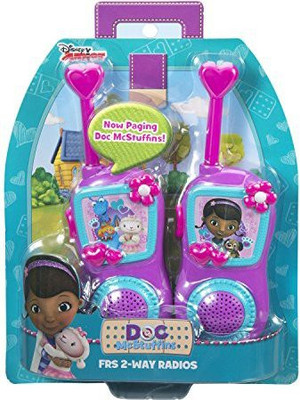 

KIDdesigns Doc McStuffins The Doc is In FRS 2-Way Radios ST-210 Walkie Talkie(Multicolor)