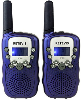 

Retevis Two Way Radio UHF 462.5625-467.7250MHz 22CH Kids Walkie Talkie with Flashlight RT-388 Walkie Talkie(Blue)
