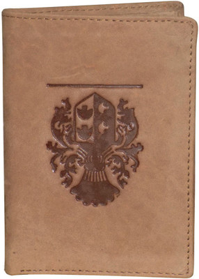 

Style 98 Men Tan Genuine Leather Wallet(12 Card Slots)