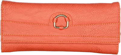 

Cuddle Women Pink Fabric Wallet(4 Card Slots), Peach