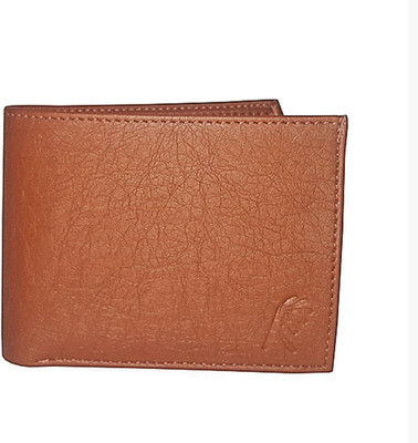 

Rosset Men Tan Artificial Leather Wallet(5 Card Slots)