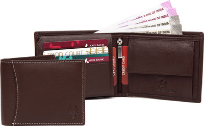 

WildHorn Men Brown Genuine Leather Wallet(7 Card Slots)