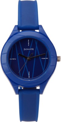 Sonata 87023PP02 Analog Watch  - For Girls   Watches  (Sonata)