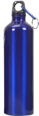 

Tuelip Aluminium Durable Sports Water Bottle For College,School Bottle 750 ML With Carabiner - Blue 750 ml Water Bottle(Set of 1, Blue)