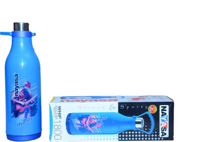 

Nayasa Opaque Series insulated travelling series 1800 ml Water Bottle(Set of 1, Blue)