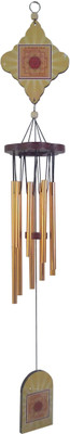 

Fabionic Aluminium, Wooden Windchime(28.5 inch, Multicolor)