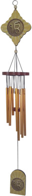 

Fabionic Aluminium, Wooden Windchime(30 inch, Multicolor)