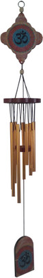 

Fabionic Aluminium, Wooden Windchime(29 inch, Multicolor)