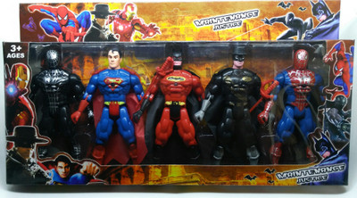 

HALO NATION Avengers Action figure set of 5(Multicolor)