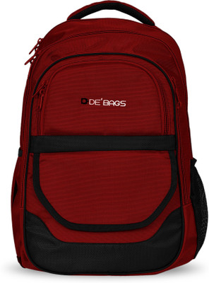 

De' Bags AAGAM 30 L Backpack(Maroon, Black), Red