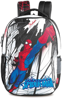 

Skybags Marvels Spider man 05 32 L Backpack(Multicolor), White