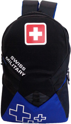 

Swiss Military Polyester 21 L Backpack(Black), Blue;black