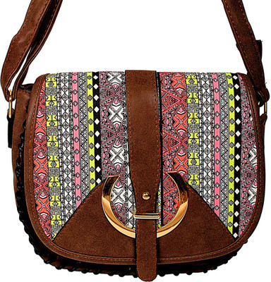 

KaryJerry KaryJerry Women fashionable Handbag Waterproof Shoulder Bag(Multicolor, 2 L)