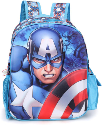 

Marvel Captain America EVA School Bag 14 inches School Bag(Blue, 14 inch)
