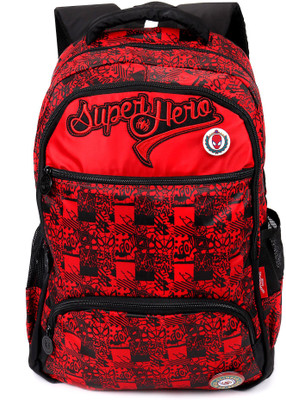 

Marvel Spiderman Super Hero Red School Bag 19 Inch Backpack(Red, 19 inch)
