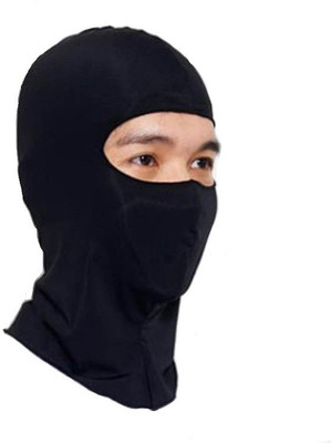P A Black Bike Face Mask for Men(Size: XXL,  Balaclava)