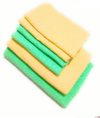 Cotton colors Cotton 400 GSM Bath, Hand Towel Set(Pack of 6)