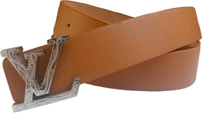

Justclickfashion Men Casual, Party, Formal Tan Artificial Leather Belt