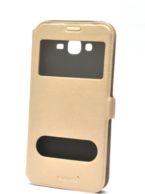 Fonokase Flip Cover for Samsung Galaxy J7(Gold)