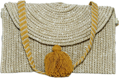 

Diwaah Party Beige Clutch