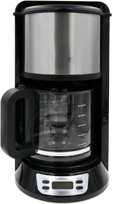 

Shrih SH-03591 Aluminum 1000 Watt 12-Cup Programmable 12 cups Coffee Maker(Black)
