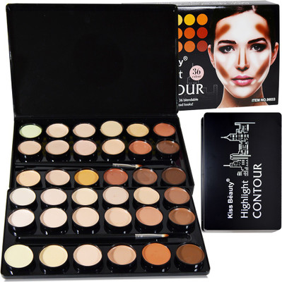 

Kiss Beauty Highlight 36 Colour Contour Concealer(9603, 90 g)