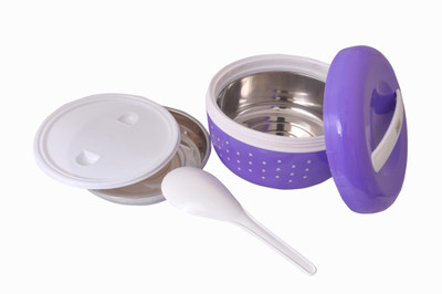 

La Belle 2 in 1 Hot Pot - 3 L Plastic, Steel Grocery Container(Purple)
