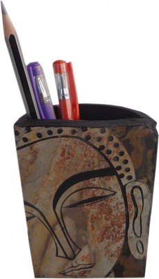 

Niksang Arts 1 Compartments Natural Stone Penstand(Beige)