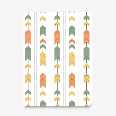 

inkFlap A5 Journal(FlapBook Premium Notebook - Arrow, White Color)