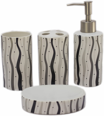 EON Ceramic Bathroom Set(Pack of 4)