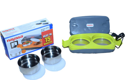 

Nayasa 500 ml 2 Compartments(Conduction Heat Lunch Box)