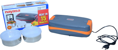 

Nayasa 500 ml 2 Compartments(Conduction Heat Lunch Box)