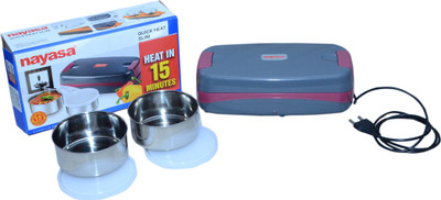 

Nayasa 500 ml 2 Compartments(Conduction Heat Lunch Box)