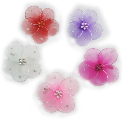 

Squnibee Colorful Net Flower Hair Clip(Multicolor)