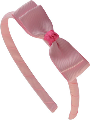 Sarah Sarah Baby Pink Bow Headband for Girls Hair Band(Pink)