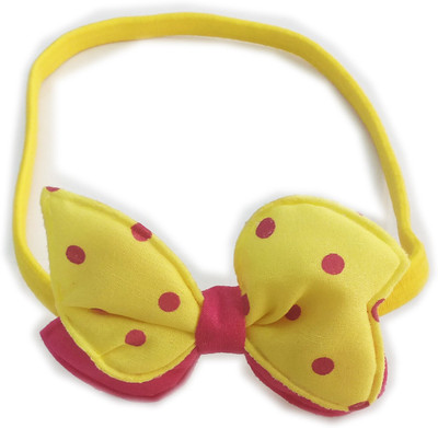 

Squnibee Elastic Bow Head Band(Yellow)