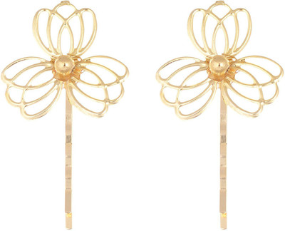 

Bows Are Wows Flower Pin Hair Pin(Gold)