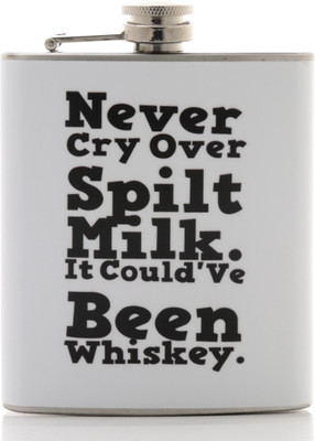 

Happy Hours Stainless Steel Hip Flask(207 ml)