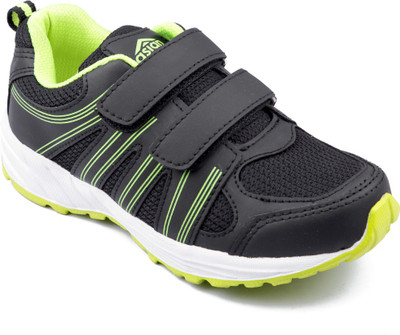 

Asian Boys Velcro Running Shoes(Black