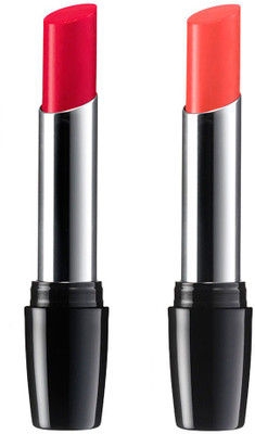 

Avon Ultra Color Indulgence Lipstick - Red Tulip & Peach Petunia (3 g each)(Peach Petunia, Red Tulip, 6 g)